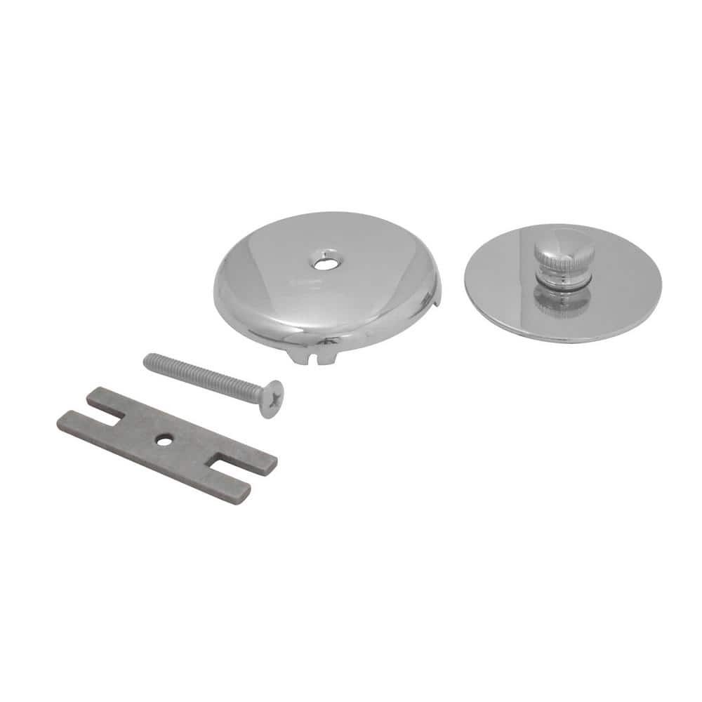 Tub Drain Stopper with Overflow Plate Replacement Trim Kit in Polished Chrome price history on PriceWatchPro