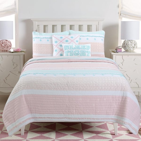 peachy pink bedding