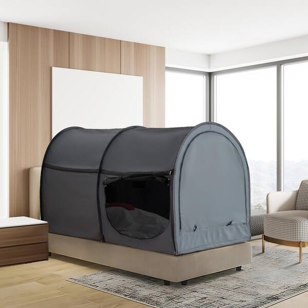 VEVOR Bed Tent Pongee Fabric 4 Doors Breathable Dream Tent