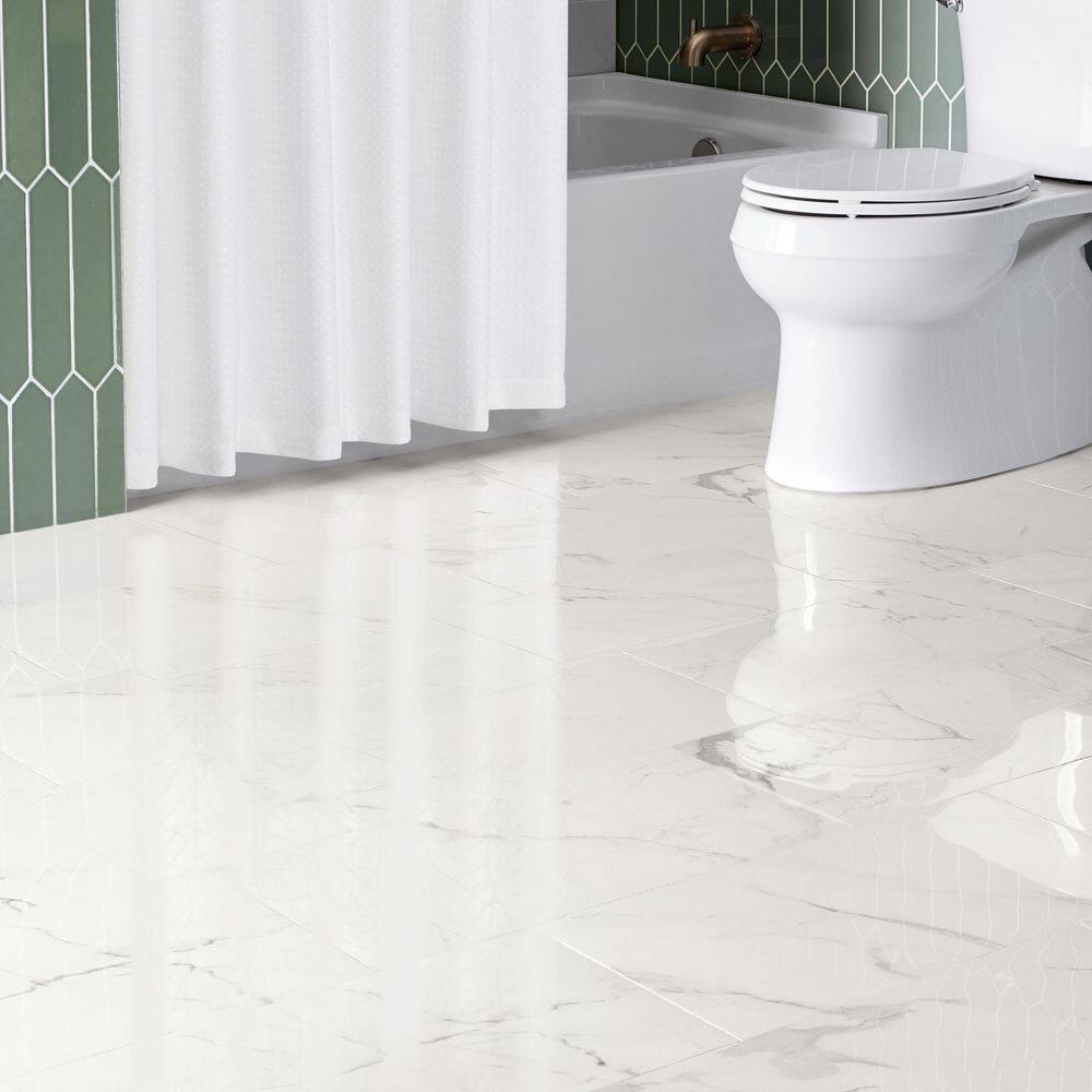 Alexandria Black Matte Porcelain Hexagon Floor and Wall Tile