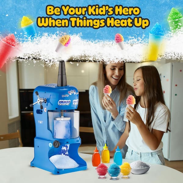 Hand Crank Ice Maker Snowflake - Manual Shaved Ice Machine With Ice Mold For Home Use