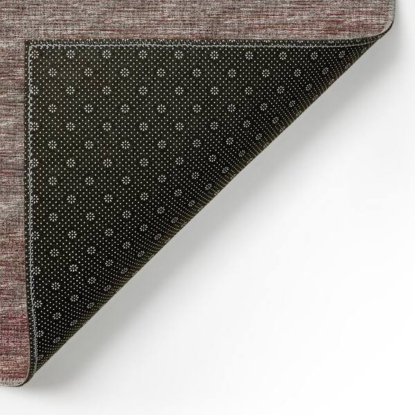 Addison Rugs - Marston Red 8 ft. x 8 ft. Geometric Indoor/Outdoor Area Rug