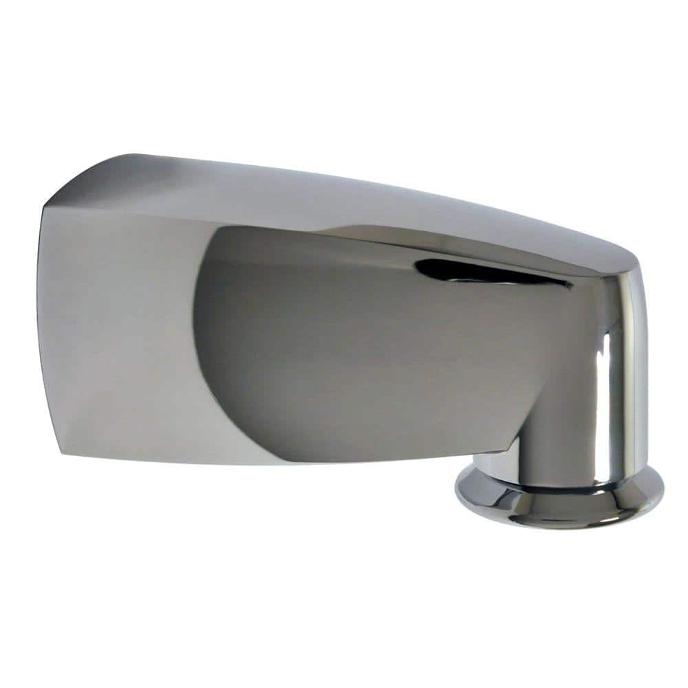 Chrome Universal Fit Pull Down Diverter Tub Spout
