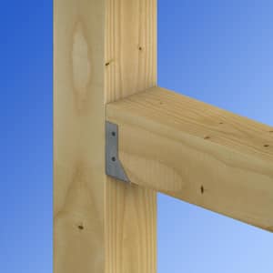 HUC Galvanized Face-Mount Concealed-Flange Joist Hanger for 6x6 Nominal Lumber