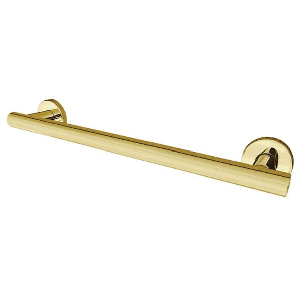 Kingston Brass Berwyn 18 in. x 1.25 in. Grab Bar in Polished Brass