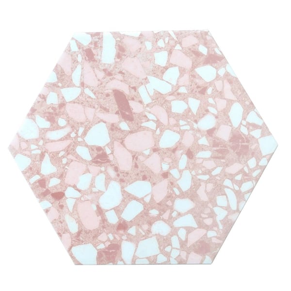 Apollo Tile Zenith 9 in. x 11 in. Matte Blush Pink Porcelain