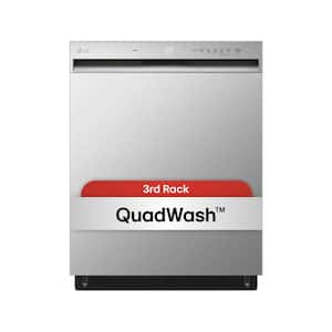 24 in. in Stainless Steel Front Control Dishwasher