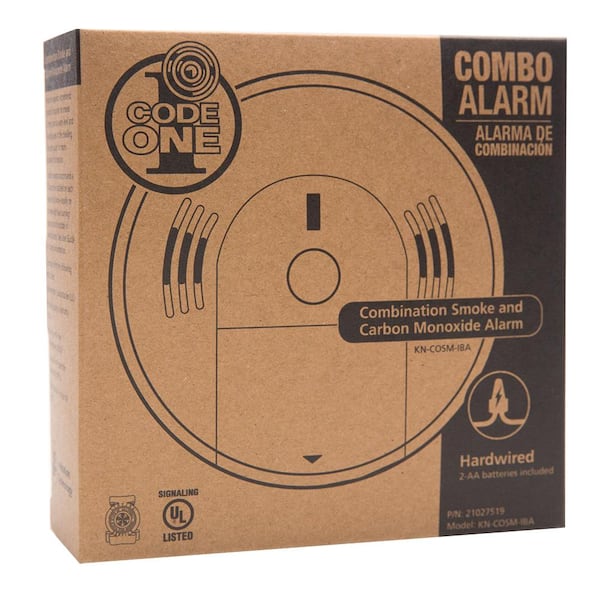 Kidde Code One Hardwired Smoke And Carbon Monoxide Combination Detector With Ionization Sensor And Voice Warning 21027519 The Home Depot