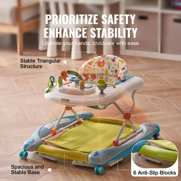 GLACER Foldable Baby Walker, 4-in-1 Infant Walker Colombia