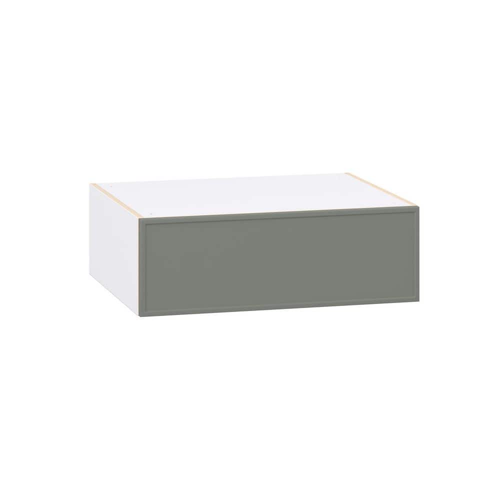 Fairview 30 in. W x 24 in.D x 10 in.H Assembled Slim Shaker Specialty Wall Kitchen Cabinet in Moss Green w/ Lift Up Door price history on PriceWatchPro