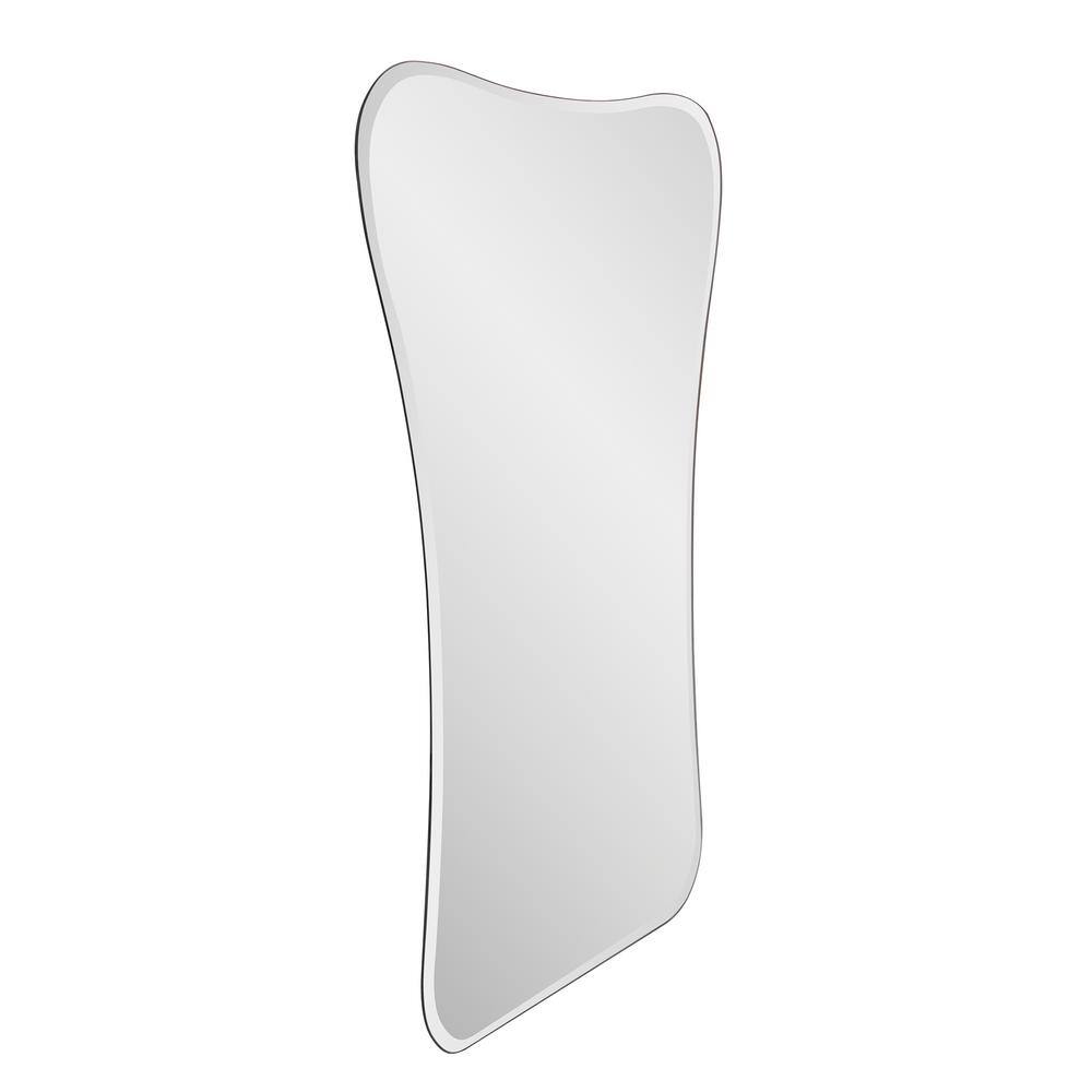 Flared Frameless Rectangular Beveled Wall Mirror 24"x35.5"