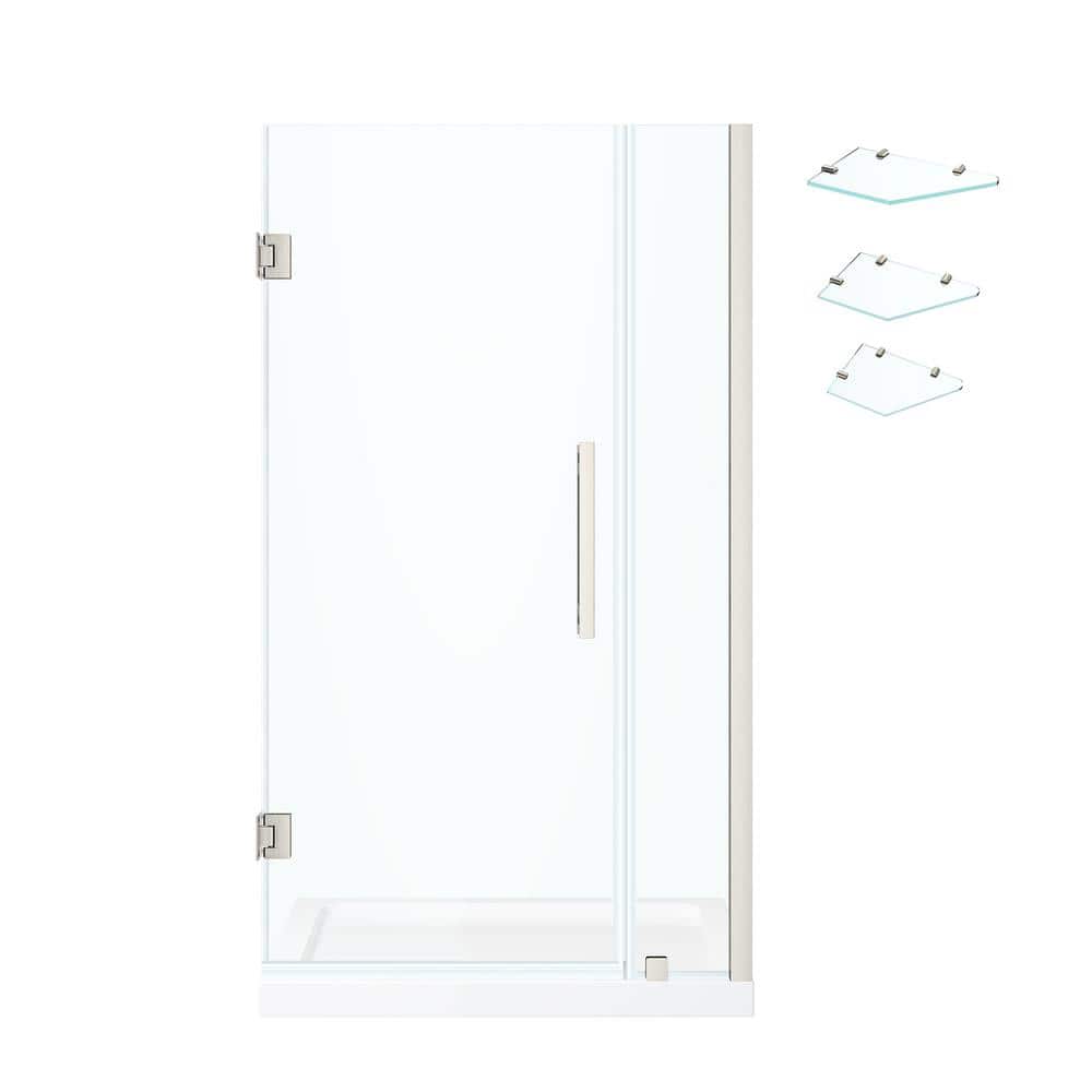 Endless Tampa-Pro 32'' Satin Nickel Frameless Shower Kit