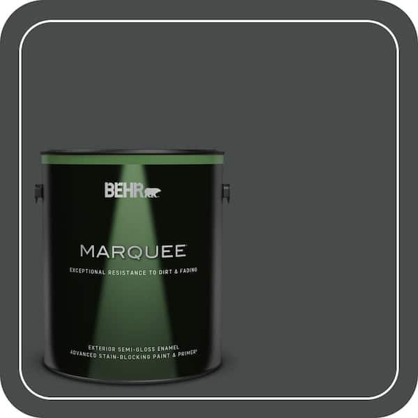 BEHR MARQUEE 1 gal. #N450-7 Astronomical Semi-Gloss Enamel Exterior Paint & Primer