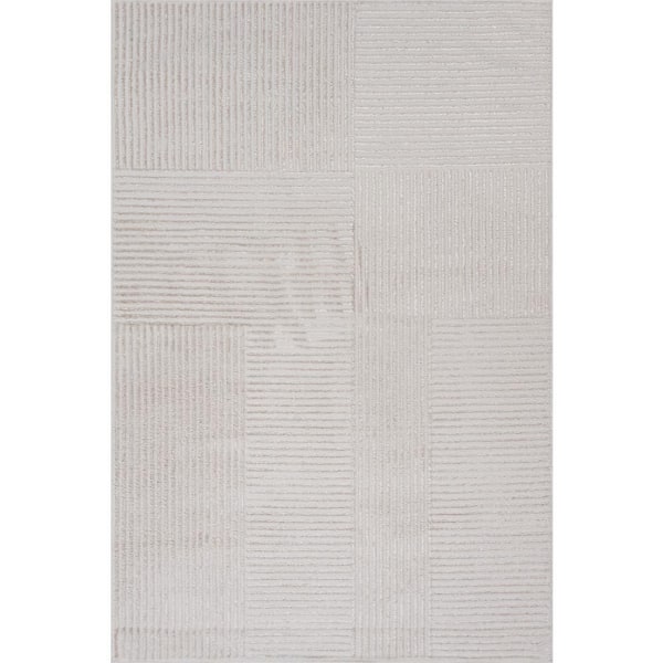 Yamuna Trellis Area Brown 9 ft. x 12 ft. Indoor Area Rug