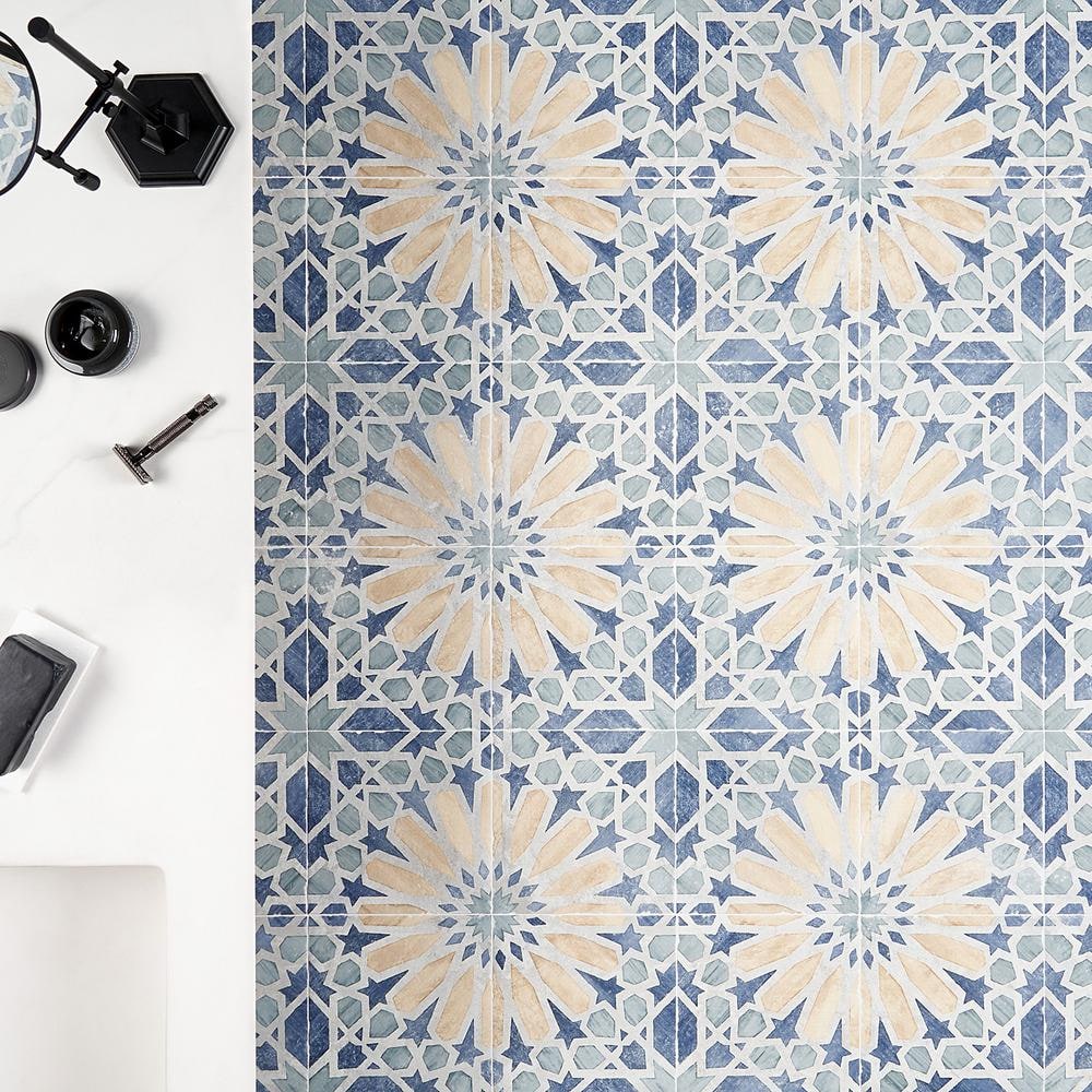 Patras 8x8 Multicolor Matte Porcelain Floor and Wall Tile