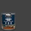 BEHR PREMIUM 1 gal. #PFC-75 Tar Black Solid Color Flat Interior ...