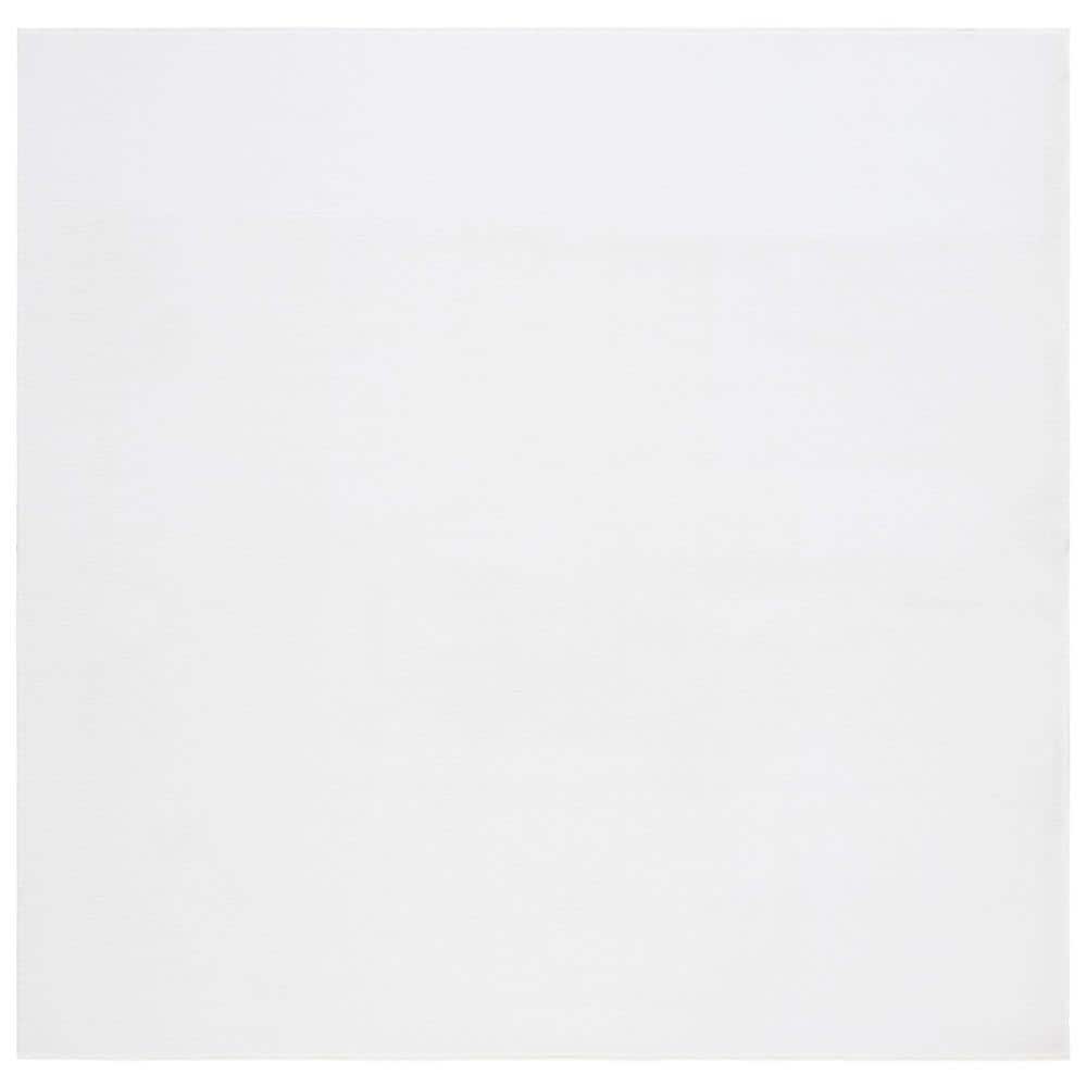 Faux Rabbit Fur Ivory 4 ft. x 4 ft. Machine Washable Solid Flokati Square Area Rug price history on PriceWatchPro