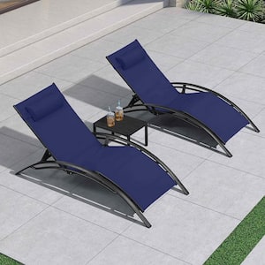 Oversized Chaise Lounge Outdoor Beach Pool Sunbathing Lawn Lounger Recliner Chair