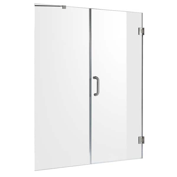 ANZZI Consort Series 60 in. x 72 in. H Hinged Frameless Shower
