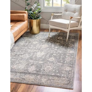 Portland Central Gray 6 ft. x 9 ft. Area Rug