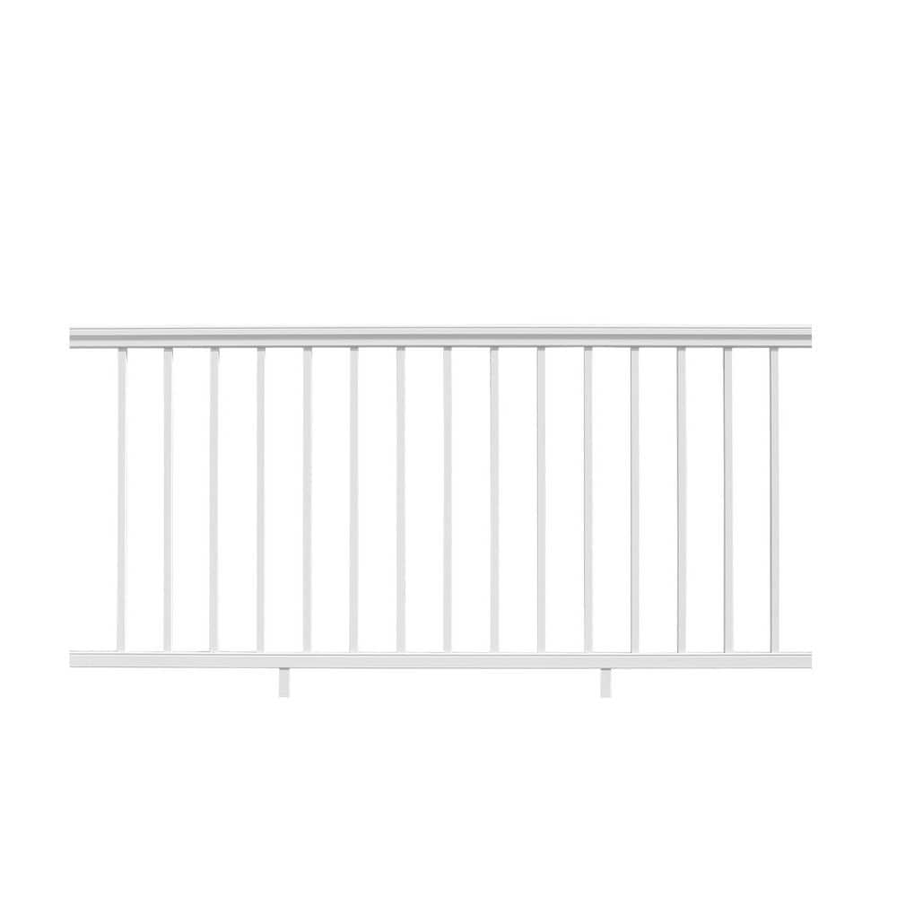 Allure 96 in. x 42 in. White Aluminum Preassembled Railing Kit price history on PriceWatchPro