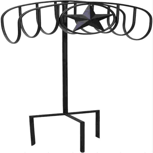 Cubilan 126-KD Manger w/Star Hose Stand, Black