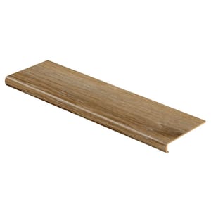 Woodacres Oak/Deerbrook Trail 47 in. L x 12-1/8 in. W x 2-3/16 in. T Vinyl Overlay for Stairs 1-1/8 to 1-3/4 in. T