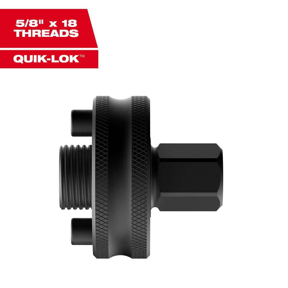 Milwaukee Large Thread Pin Adapters 5/8 in. for QUIK-LOK Hole Saw