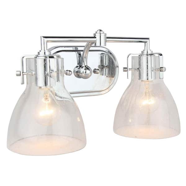 Unbranded 2-Light Chrome Vanity Lighting