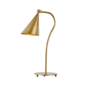 Lupe 20.5 in. Aged Brass Table Lamp