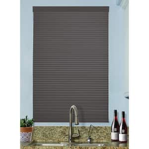 Anthracite Cordless Top-Down/Bottom-Up Blackout Fabric Cellular Shade 9/16 in. Single Cell 25.5 in. W x 48 in. L