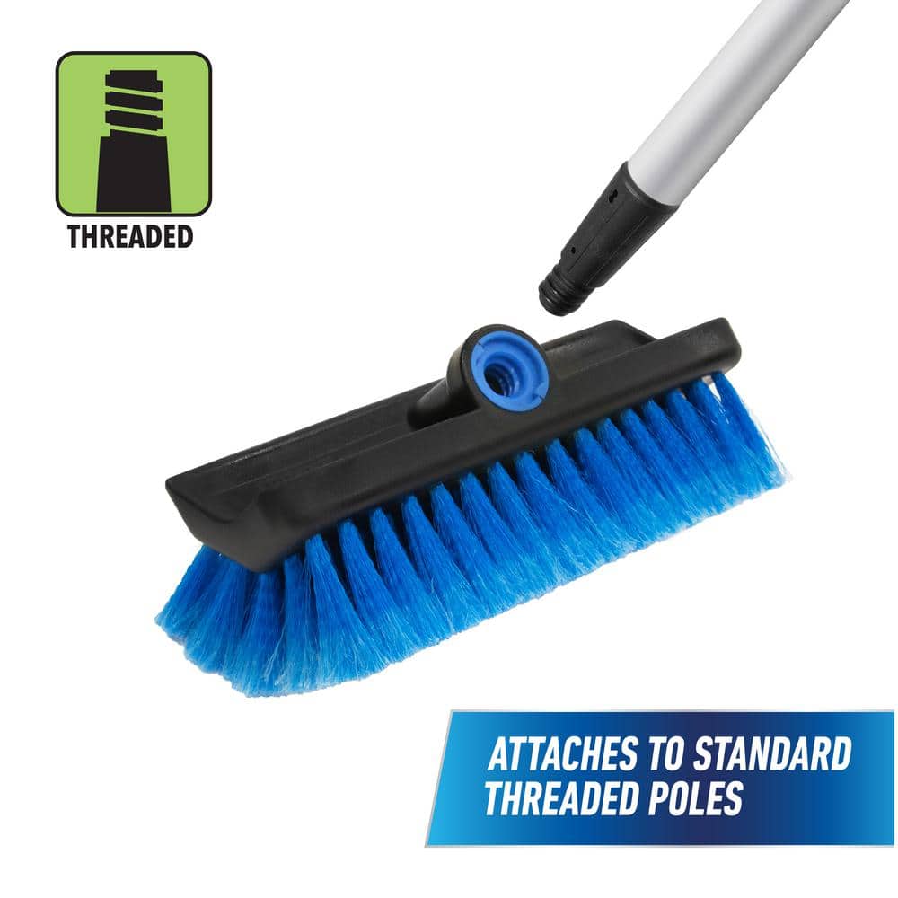 Unger Multi-Angle Blue and Black Scrub Brush