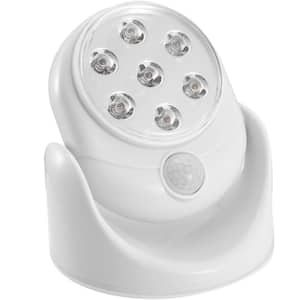 5-Watts Wireless LED Spotlight 90 Degree Motion Sensor Night Lamp Night Light Bulb 360° Rotate Cordless in White Color