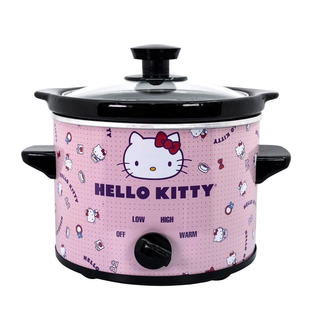 Perfect cool day for a warm apple crisp in my Hello Kitty Crockpot