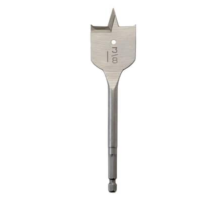 6-38mm DIAMETER MILWAUKEE FLAT SPADE WOOD DRILL BIT 152mm LONG 6-38mm DIAMETER MILWAUKEE FLAT SPADE WOOD DRILL BIT 152mm LONG