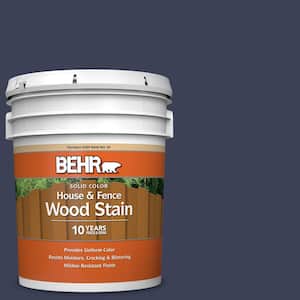 5 gal. #T16-10 Blue Vortex Solid Color House and Fence Exterior Wood Stain