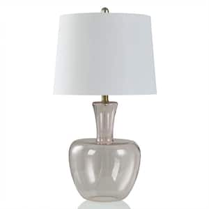 StyleCraft Enchanting Silver 37 in. Silver/Brushed Brass/Off-White/Shiny Table  Lamp L332004DS - The Home Depot