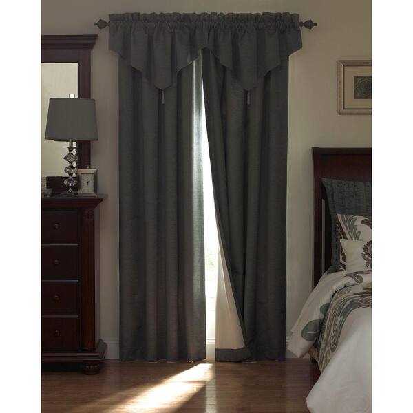 Beautyrest National Sleep Foundation Room Darkening Chocolate Polyester Curtain Panel, 63 in. Length