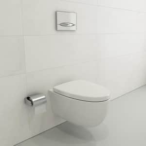 Milano Wall-hung Elongated Toilet Bowl Only in. White