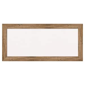 Owl Brown Narrow White Corkboard 34 in. x 16 in. Bulletin Board Memo Board