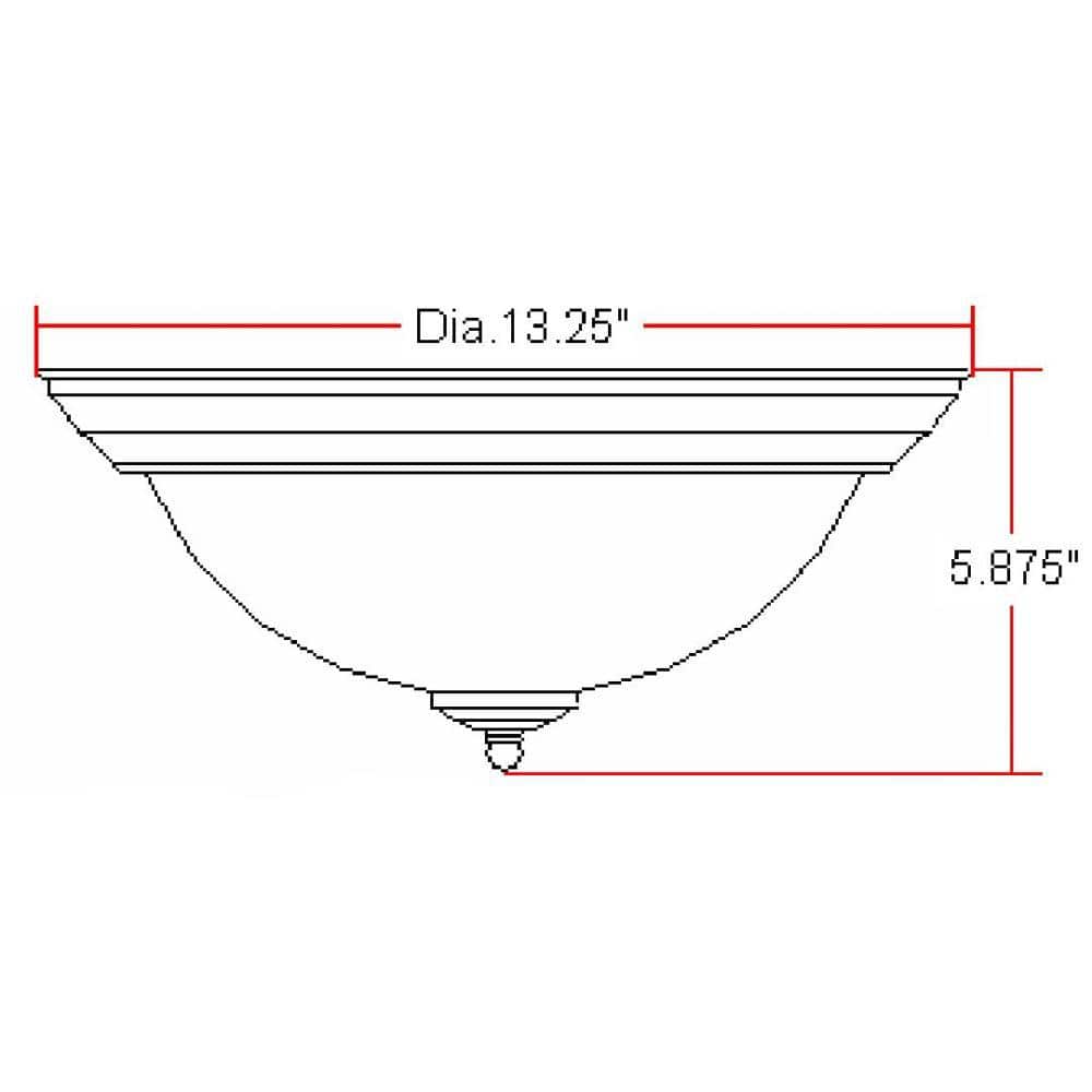 Millbridge 13'' Bronze Alabaster Glass Bowl Ceiling Light