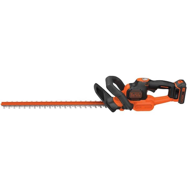 BLACK+DECKER LHT321 20V MAX 22in. Cordless Battery Powered Hedge Trimmer Kit with (1) 1.5Ah Battery & Charger - 2