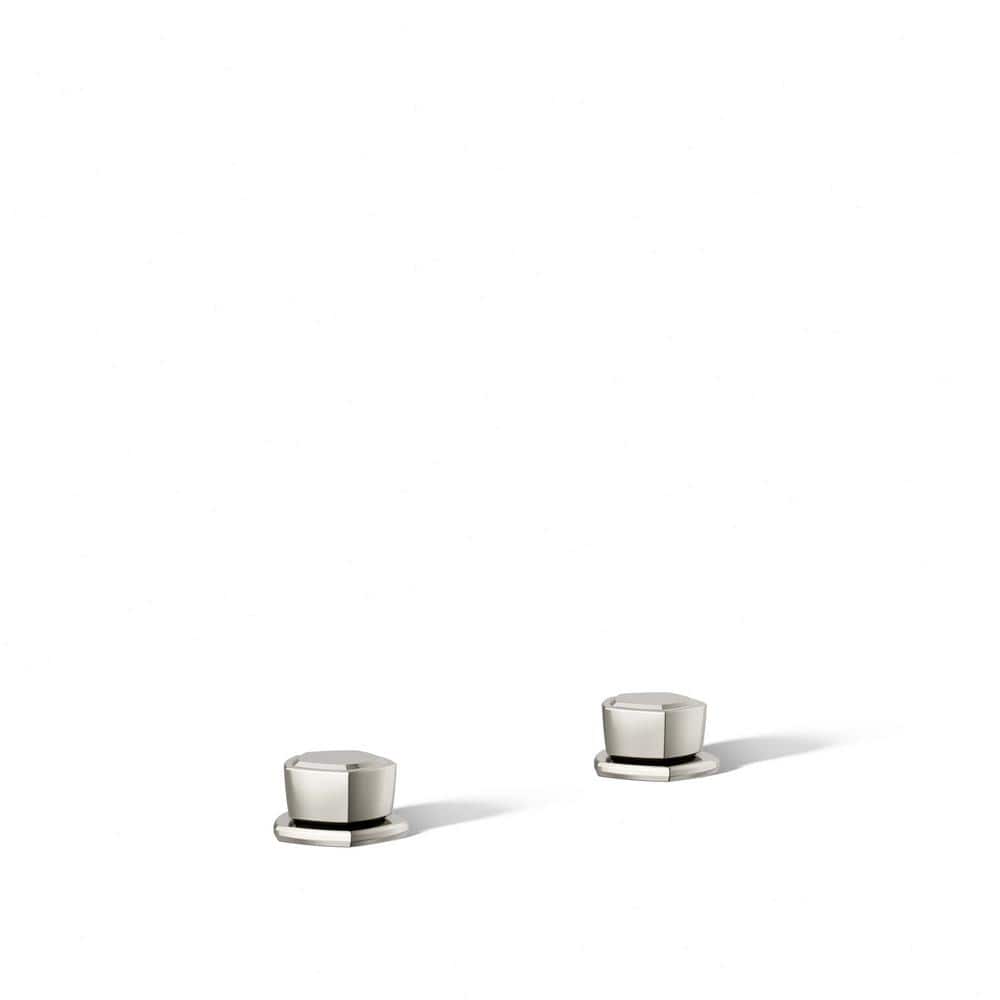 Occasion Knob Bathroom Sink Faucet Handles, Vibrant Polished Nickel price history on PriceWatchPro