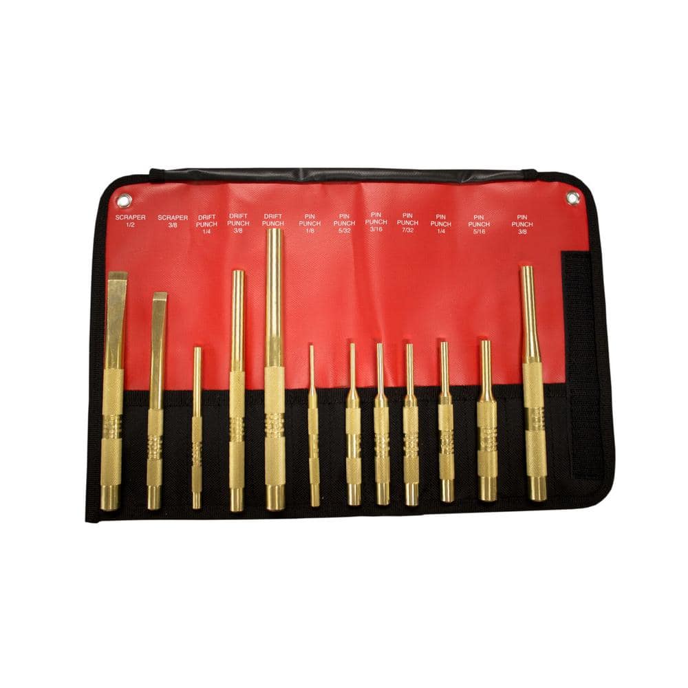 Mayhew Brass Punch and Chisel Set (12Piece) 67012 The Home Depot