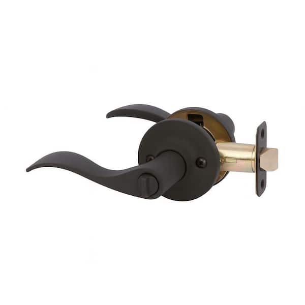 DELANEY HARDWARE Callan Bennett Black Bed/Bath Door Handle