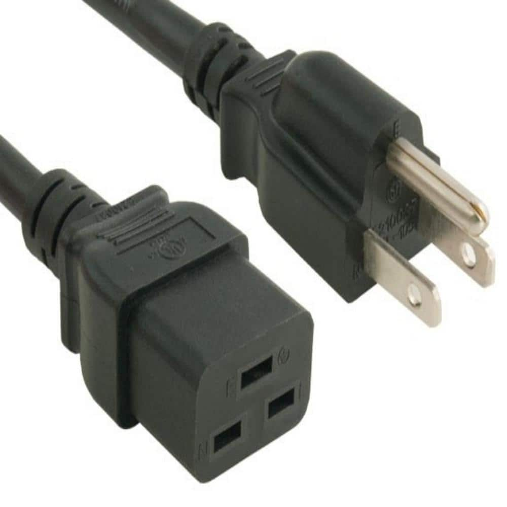 SANOXY 8 ft. 14 AWG 15 Amp 125-Volt Power Cord (NEMA 5-15P to IEC320 C19)