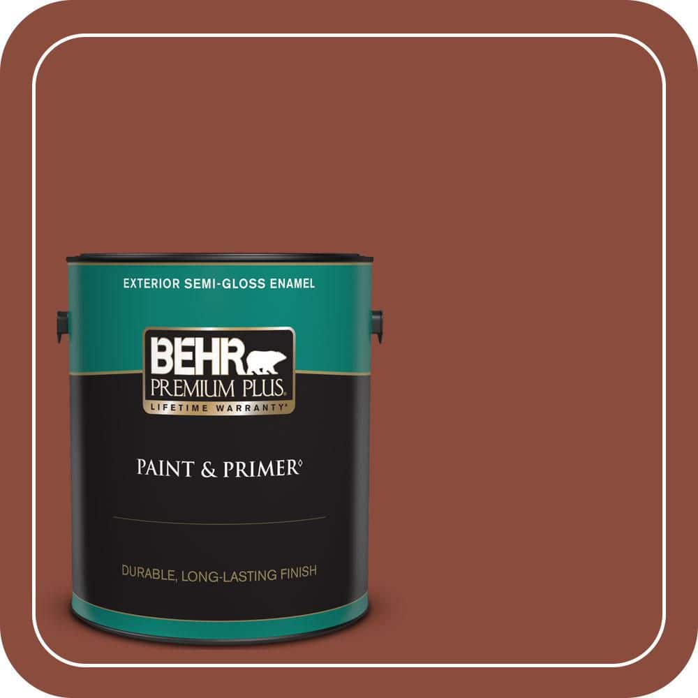 1 gal. #QE-14 Spiced Red Semi-Gloss Enamel Exterior Paint & Primer price history on PriceWatchPro