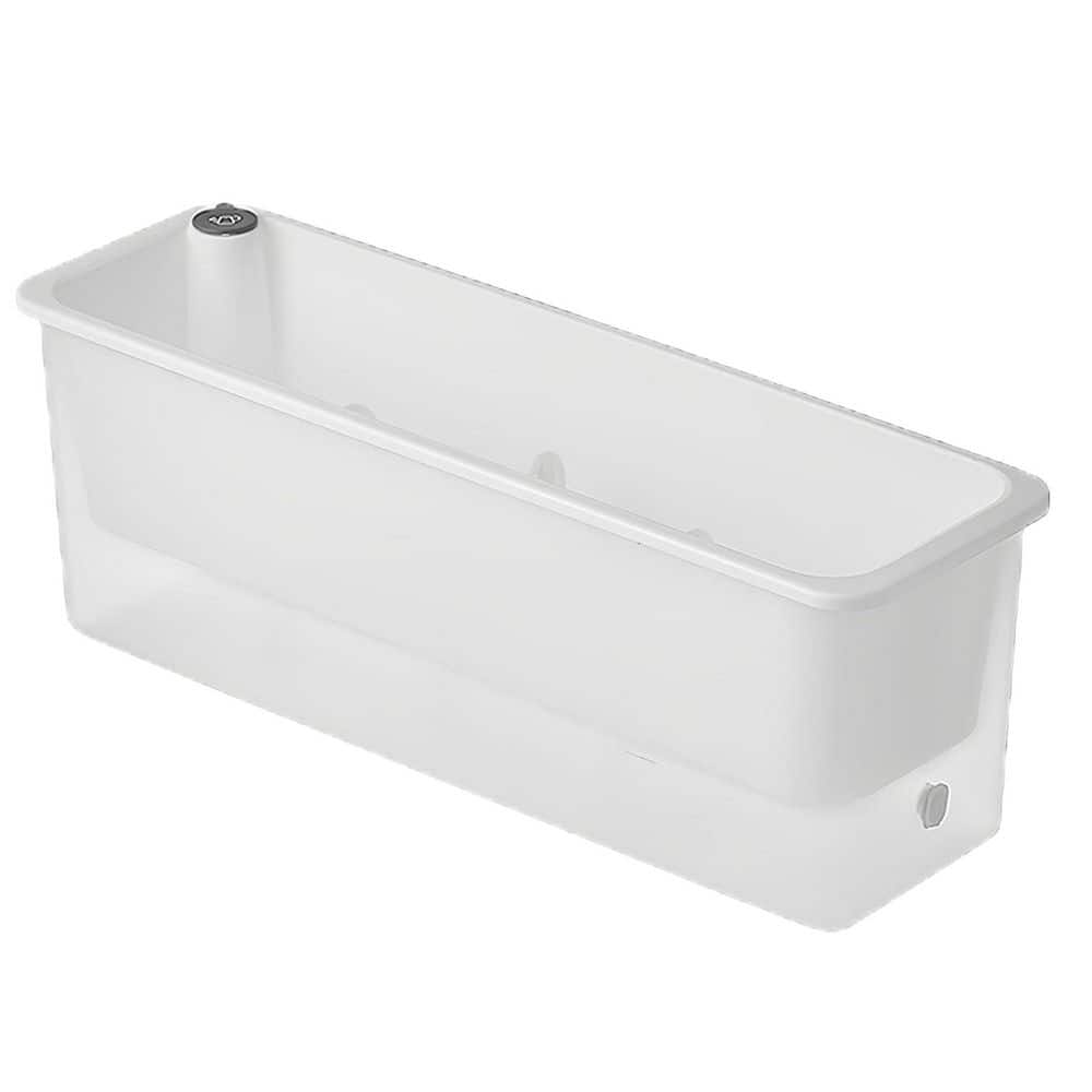 17 in. W x 5 in. D x 6 in. H Plastic Transparent Rectangular Self Watering Planting Pots for Indoor Plants (3-Pack) price history on PriceWatchPro