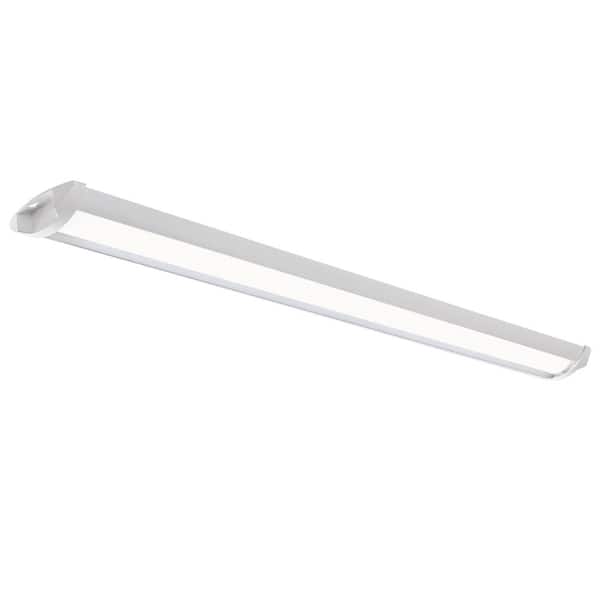 1-Pack 44 in. 3400 Lumens Integrated LED Strip Light Fixture Easy Install 34W 120V Bright White 4000K