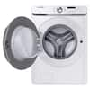 Samsung 4.5 cu. ft. High-Efficiency Front Load Washer with Self-Clean+ in  White WF45T6000AW - The Home Depot